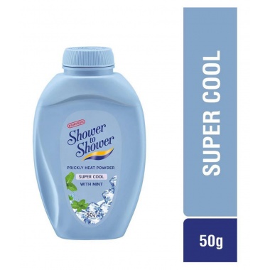 Shower To Shower Super Cool Prickly Heat Powder with Mint 